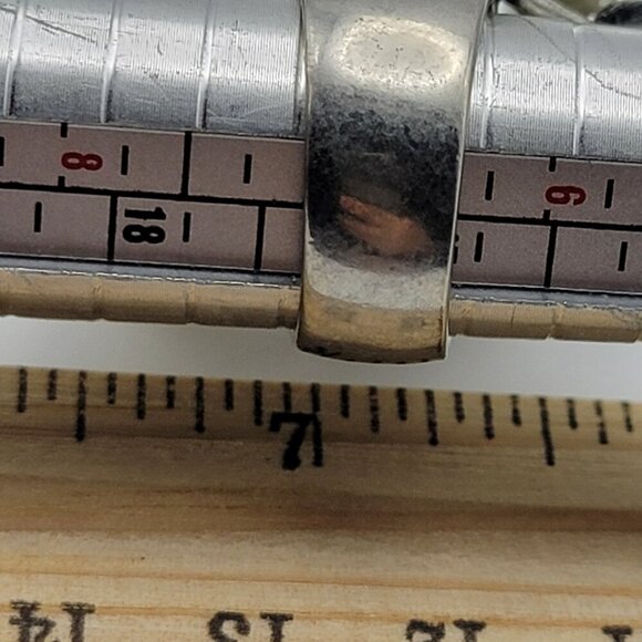 Lia Sophia Silver And White Simulated Pearl Cocktail Statement Ring Size 7 - Picture 8 of 11